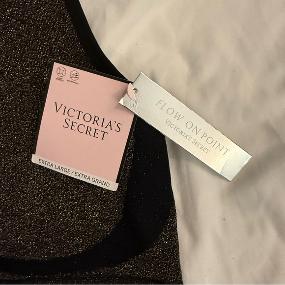 NWT Victoria’s Secret Seamless High-neck Shimmer Sports Bra - Picture 5 of 8